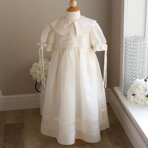 Strasburg Dress Silk Organdy RARE Heirloom Flower Girl Special Occasion Size 5/6